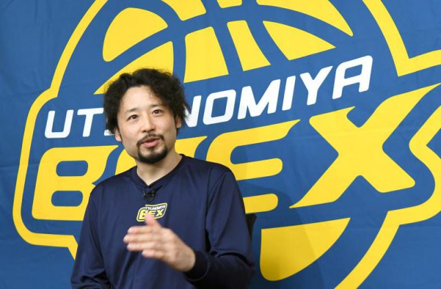 聖火リレーへの意気込みを語るブレックスの田臥選手