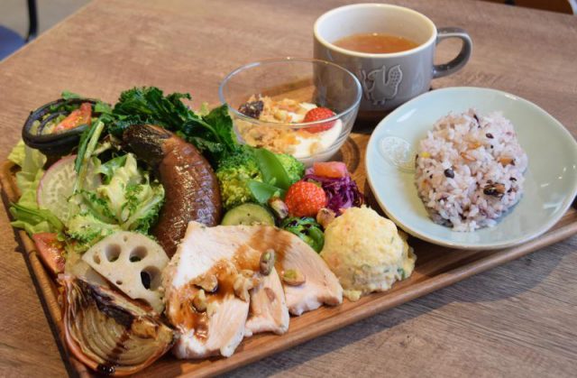 畑のごちそうプレート
