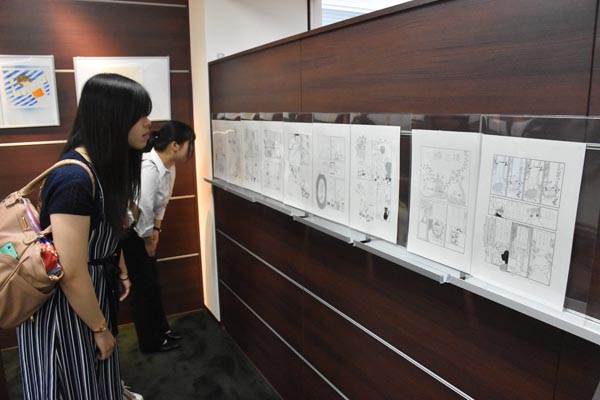 少女漫画の原画や原稿 星野さん 母校で作品展 前橋 きたかんナビ